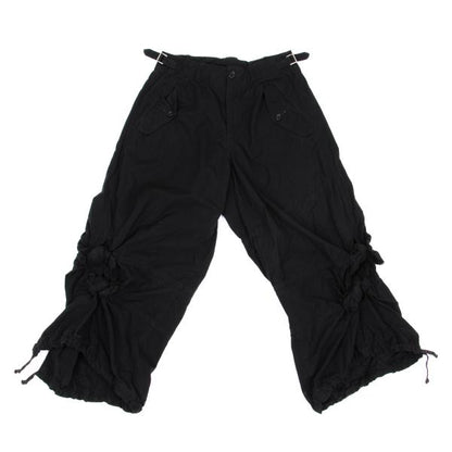 COMME des GARCONS Brushed Cotton Knot Pants Black Size S