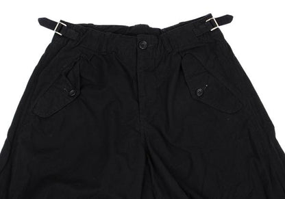 COMME des GARCONS Brushed Cotton Knot Pants Black Size S