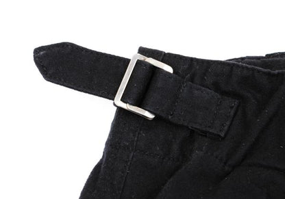 COMME des GARCONS Brushed Cotton Knot Pants Black Size S