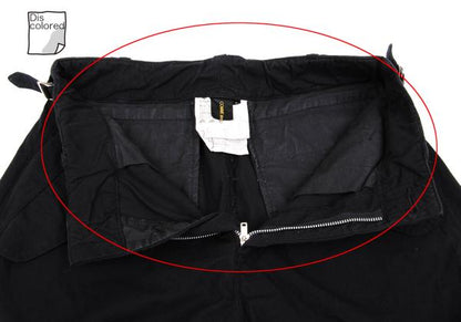 COMME des GARCONS Brushed Cotton Knot Pants Black Size S