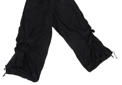 COMME des GARCONS Brushed Cotton Knot Pants Black Size S