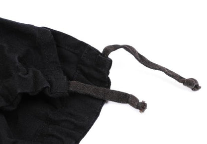 COMME des GARCONS Brushed Cotton Knot Pants Black Size S