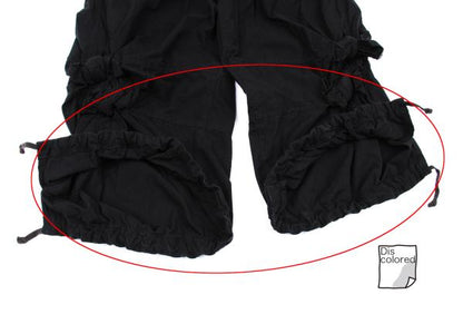 COMME des GARCONS Brushed Cotton Knot Pants Black Size S