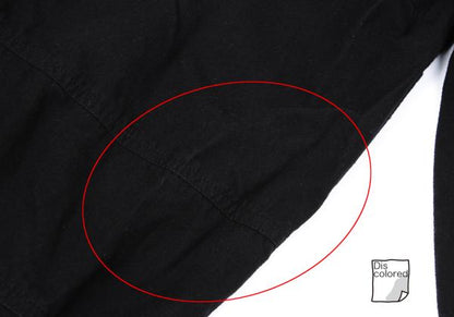 COMME des GARCONS Brushed Cotton Knot Pants Black Size S