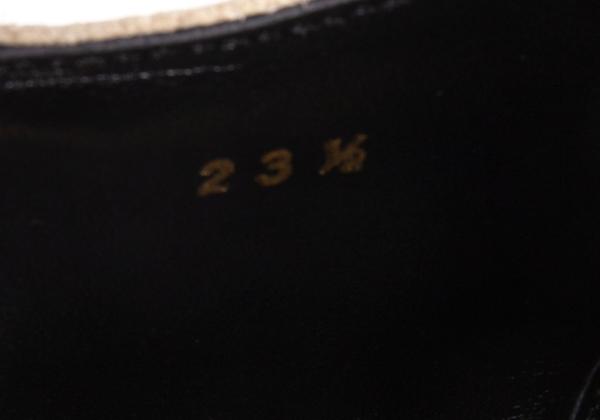 COMME des GARCONS Gold Metallic Platform Shoes Size 23.5CM