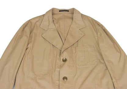 Yohji Yamamoto POUR HOMME 4B Patch Jacket Beige Size 4