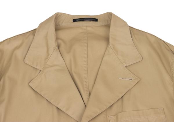 Yohji Yamamoto POUR HOMME 4B Patch Jacket Beige Size 4