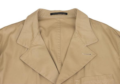Yohji Yamamoto POUR HOMME 4B Patch Jacket Beige Size 4