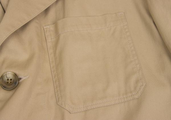 Yohji Yamamoto POUR HOMME 4B Patch Jacket Beige Size 4