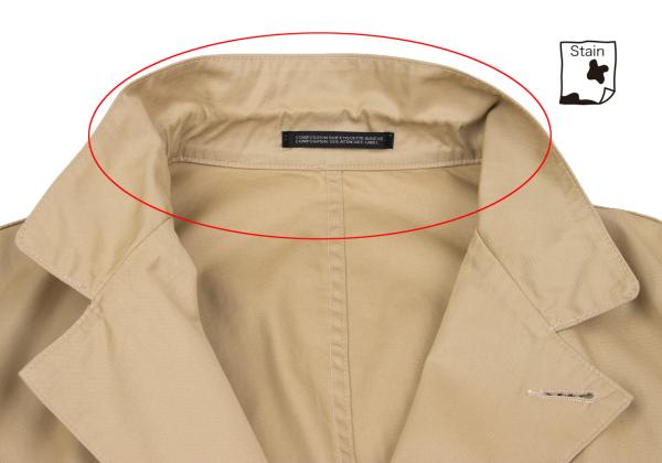 Yohji Yamamoto POUR HOMME 4B Patch Jacket Beige Size 4