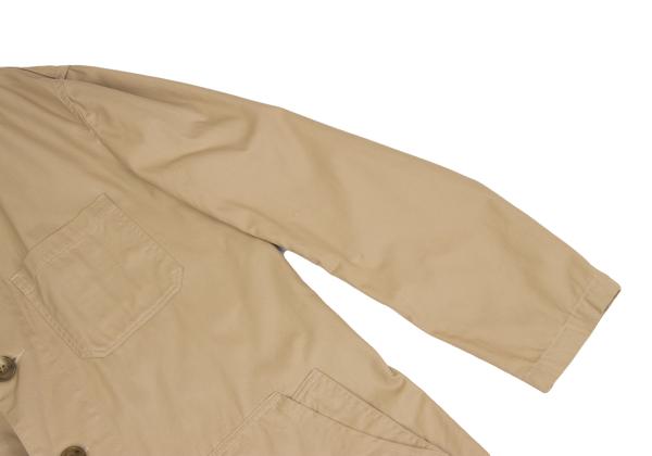 Yohji Yamamoto POUR HOMME 4B Patch Jacket Beige Size 4