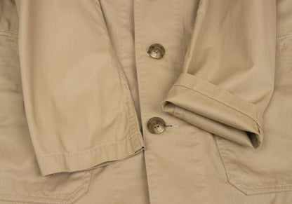 Yohji Yamamoto POUR HOMME 4B Patch Jacket Beige Size 4