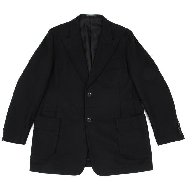 Yohji Yamamoto POUR HOMME 05AW Wool Jacket Black Size 3