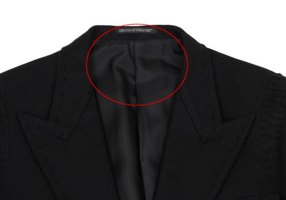 Yohji Yamamoto POUR HOMME 05AW Wool Jacket Black Size 3