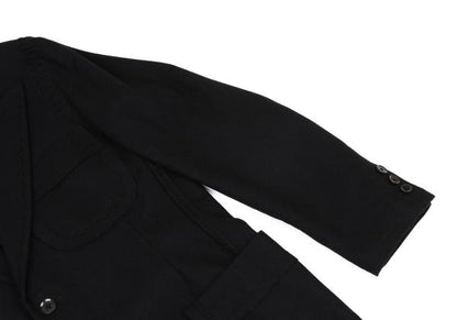 Yohji Yamamoto POUR HOMME 05AW Wool Jacket Black Size 3
