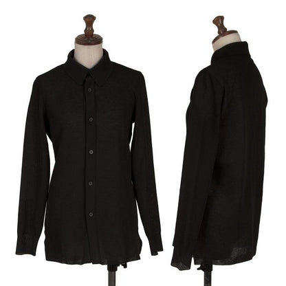 ISSEY MIYAKE 25SS Sheer Stretch Shirt Black Size 2