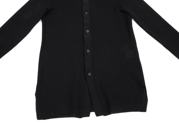 ISSEY MIYAKE 25SS Sheer Stretch Shirt Black Size 2