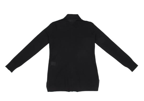 ISSEY MIYAKE 25SS Sheer Stretch Shirt Black Size 2