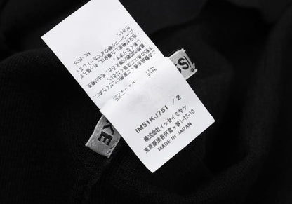 ISSEY MIYAKE 25SS Sheer Stretch Shirt Black Size 2