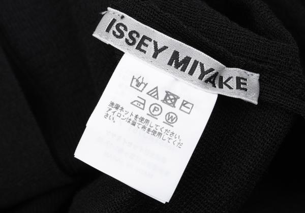 ISSEY MIYAKE 25SS Sheer Stretch Shirt Black Size 2