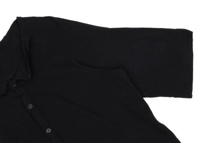 Y's Cotton Blend Raglan Sleeve Blouse Black Size 2