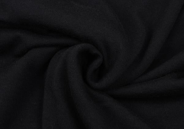 Y's Cotton Blend Raglan Sleeve Blouse Black Size 2