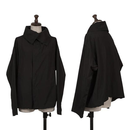 Y's Cotton Snap Button Blouse Black Size 1