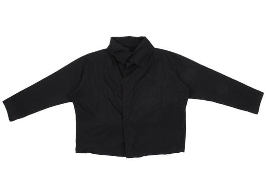 Y's Cotton Snap Button Blouse Black Size 1