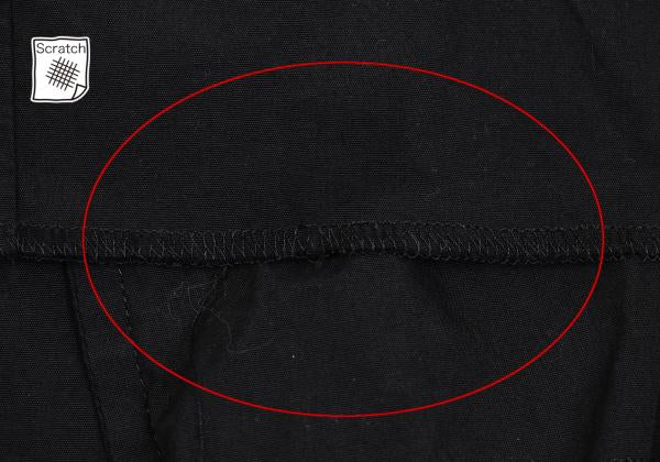 Y's Cotton Snap Button Blouse Black Size 1