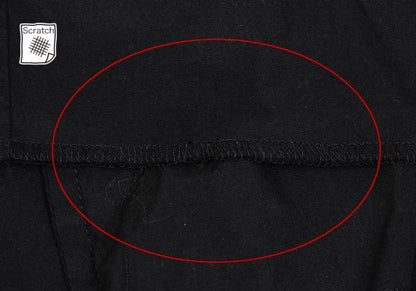 Y's Cotton Snap Button Blouse Black Size 1