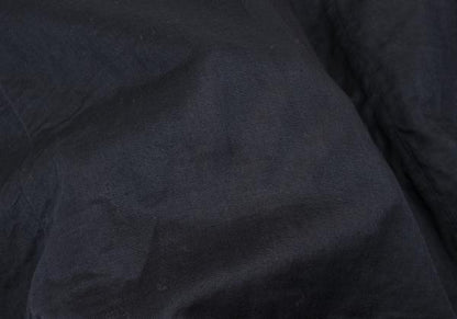 Plantation Panel Design High Neck Blouse Navy Size M
