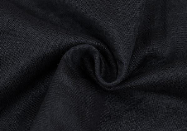 Plantation Panel Design High Neck Blouse Navy Size M