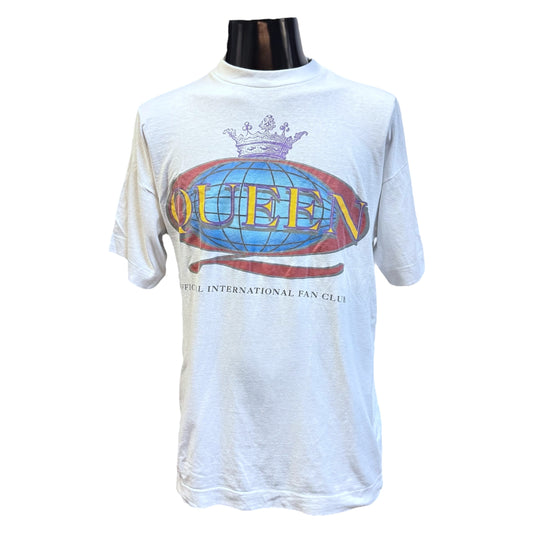 QUEEN OFFICIAL INTERNATIONAL FAN CLUB T-Shirt Size L