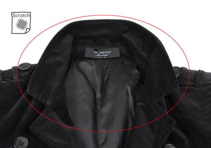 VIKTOR&ROLF Belt Design Velvet Jacket Black Cotton Size 46