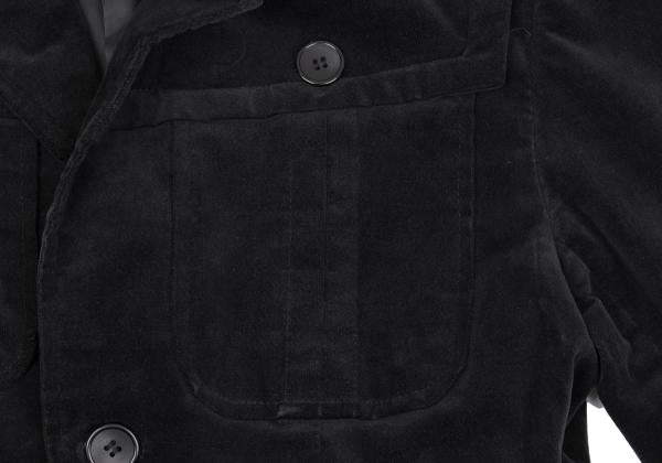VIKTOR&ROLF Belt Design Velvet Jacket Black Cotton Size 46