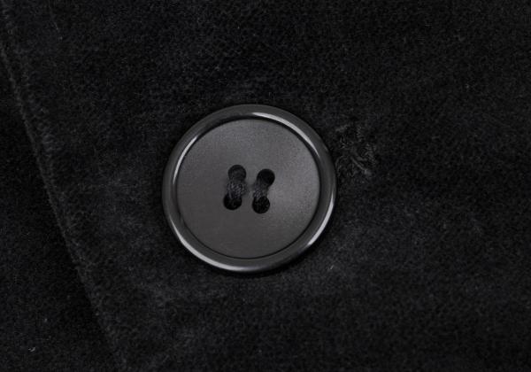 VIKTOR&ROLF Belt Design Velvet Jacket Black Cotton Size 46