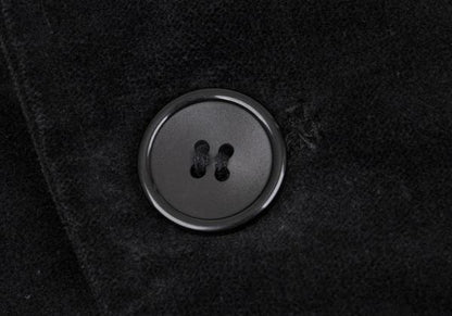 VIKTOR&ROLF Belt Design Velvet Jacket Black Cotton Size 46
