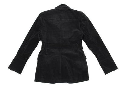 VIKTOR&ROLF Belt Design Velvet Jacket Black Cotton Size 46