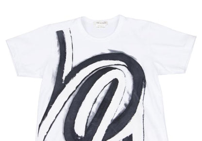 COMME des GARCONS Polyester Graphic T-Shirt White Size S