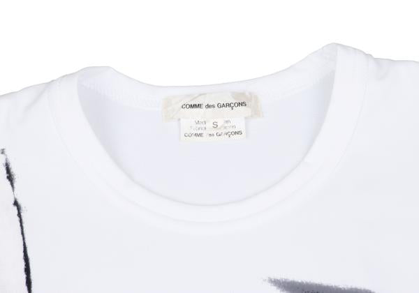 COMME des GARCONS Polyester Graphic T-Shirt White Size S