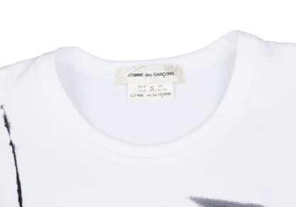 COMME des GARCONS Polyester Graphic T-Shirt White Size S