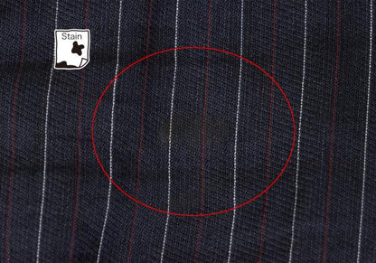 GIORGIO ARMANI Linen Pinstripe Pants Blue Size 44
