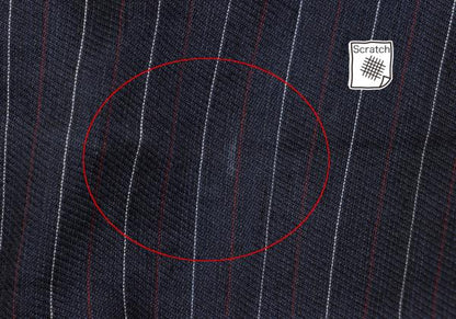 GIORGIO ARMANI Linen Pinstripe Pants Blue Size 44