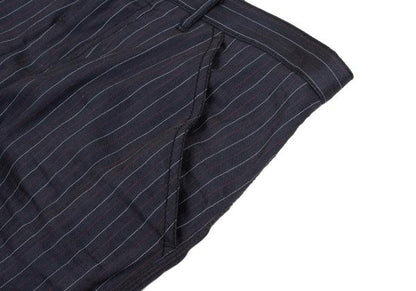 GIORGIO ARMANI Linen Pinstripe Pants Blue Size 44
