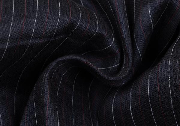 GIORGIO ARMANI Linen Pinstripe Pants Blue Size 44