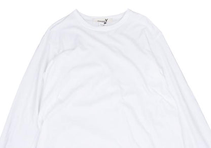 Ground Y Cotton Back Logo Crewneck Long Shirt White Size 3