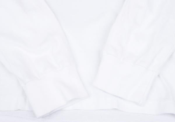 Ground Y Cotton Back Logo Crewneck Long Shirt White Size 3