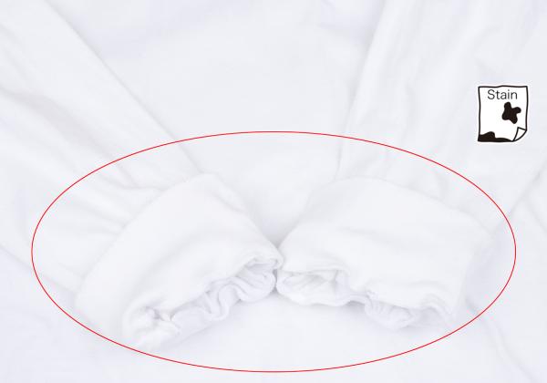 Ground Y Cotton Back Logo Crewneck Long Shirt White Size 3