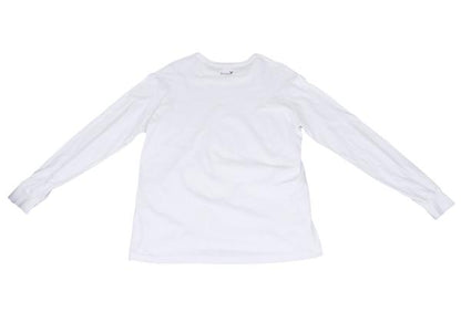Ground Y Cotton Back Logo Crewneck Long Shirt White Size 3