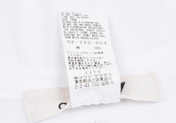 Ground Y Cotton Back Logo Crewneck Long Shirt White Size 3